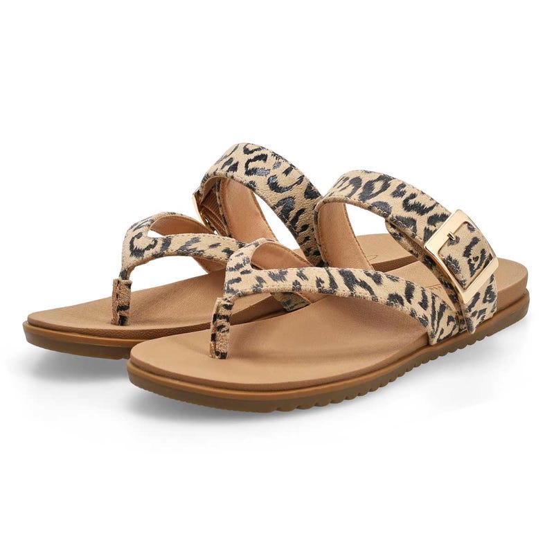 Tong décontractée LACEY, havane/noir, femmes