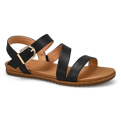 Lds Laena Casual Sandal - Black