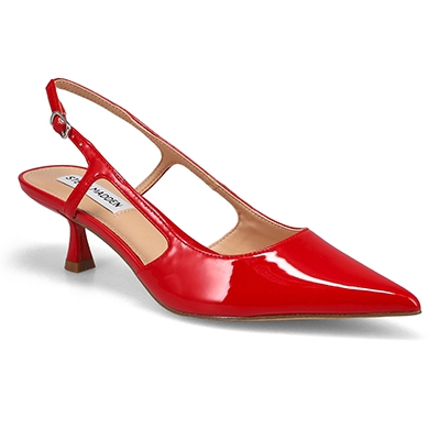 Lds Legaci Slingback Dress Heel - Red Patent