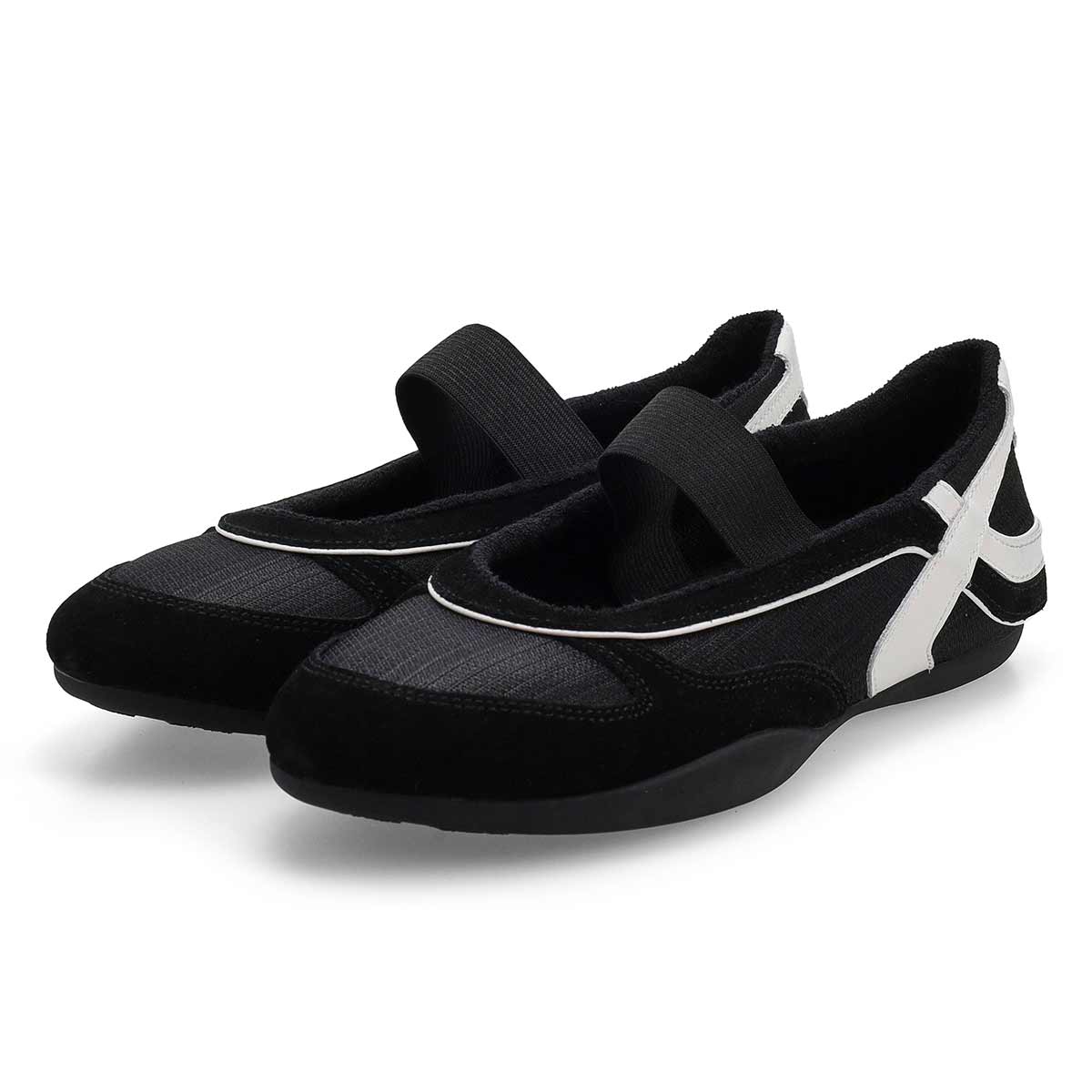 Women's Lettie Mary Jane Sneaker - Black/White