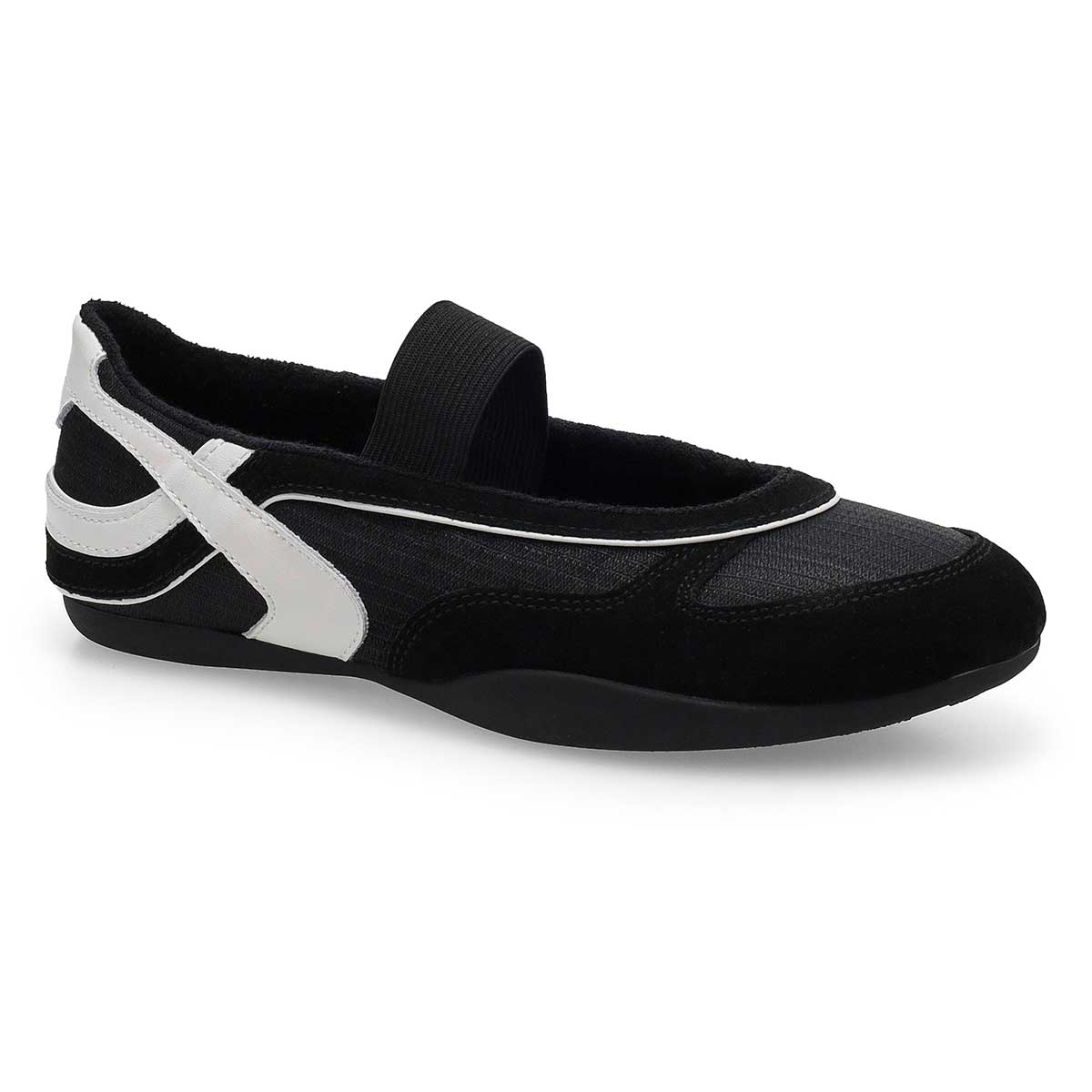 Women's Lettie Mary Jane Sneaker - Black/White