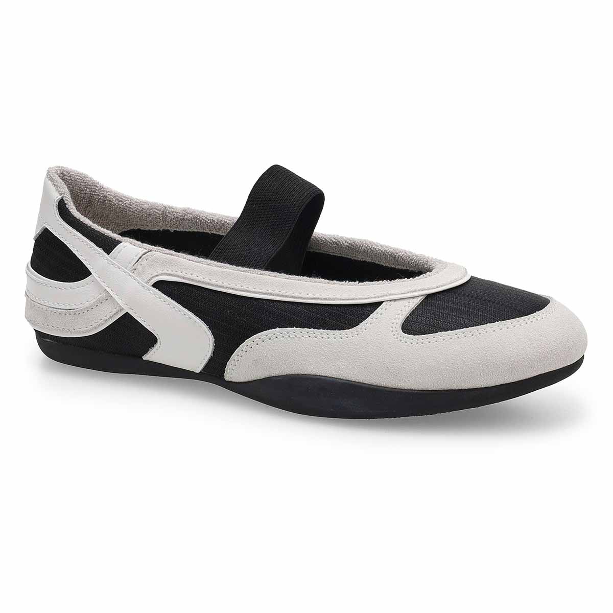 Basket Mary Jane LETTIE, blanc/noir, femmes