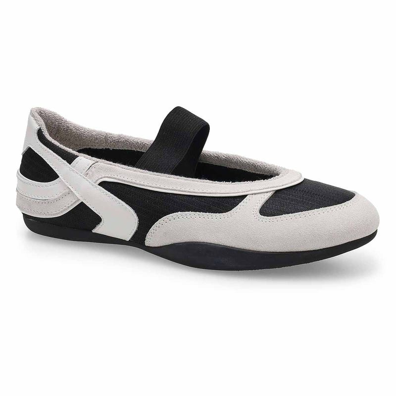 Basket Mary Jane LETTIE, blanc/noir, femmes