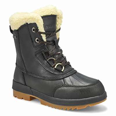 Lds Lia Waterproof Winter Boot-Black