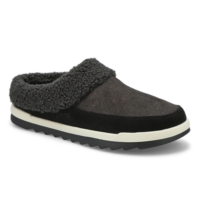 Lds Liliana Slipper - Black/Pewter
