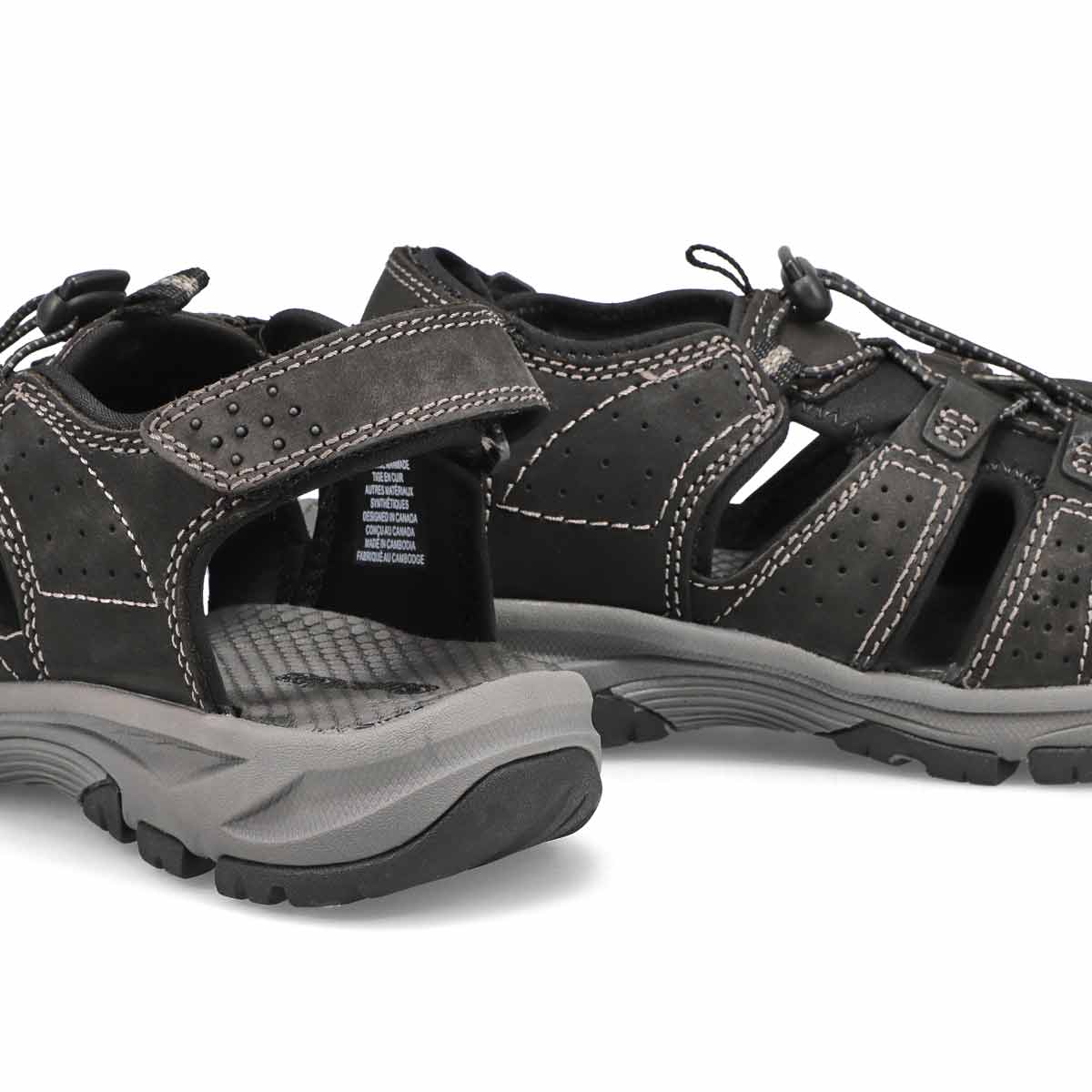 Men's Linus 2 Fisherman Sandal -  Black