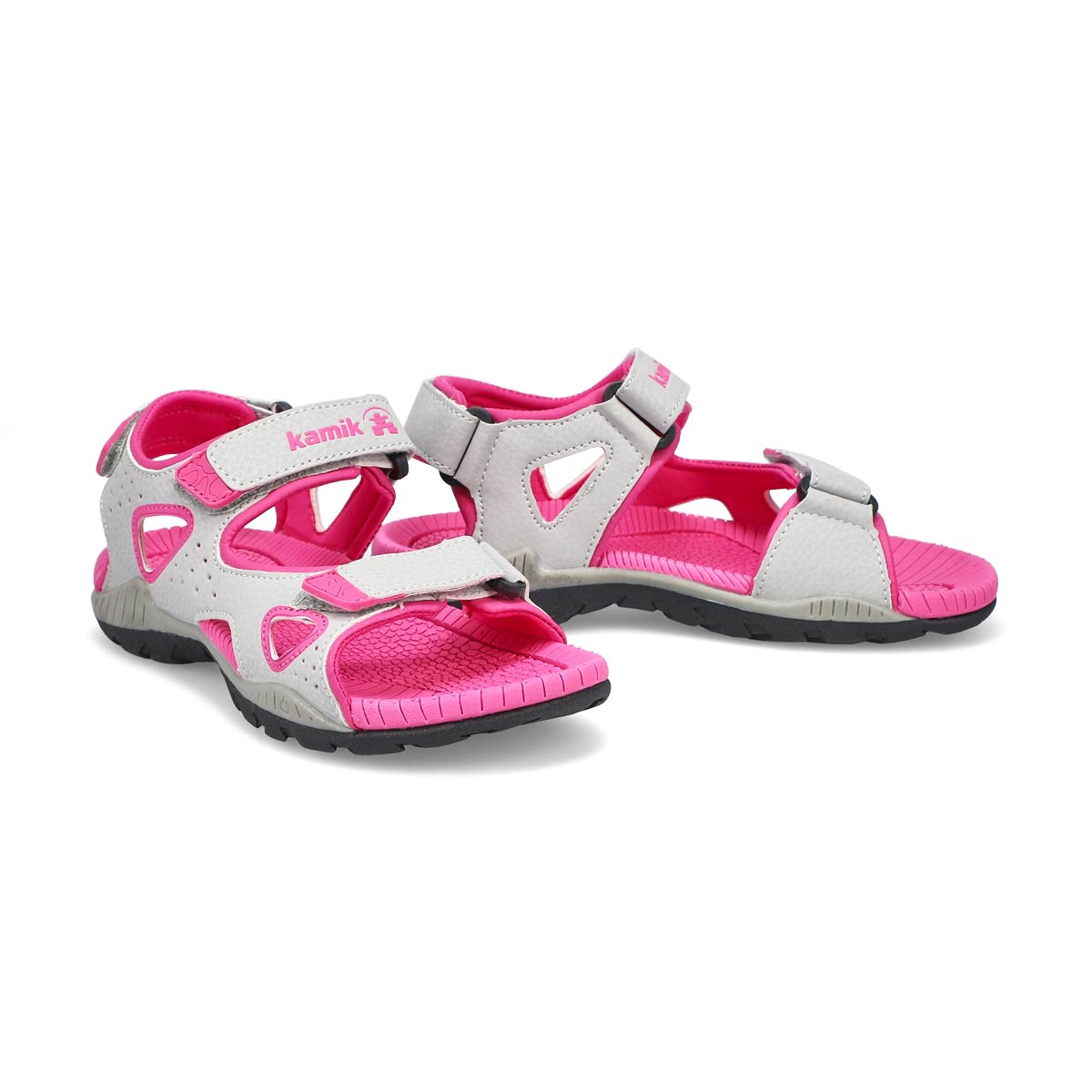Girls' Lobster 2 Sport Sandal - Grey/Pink