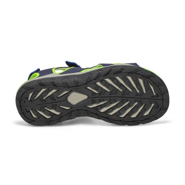 Boys' Lobster 2 Sport Sandal - Navy/Lime