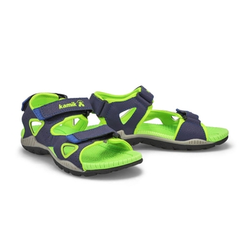 Boys' Lobster 2 Sport Sandal - Navy/Lime