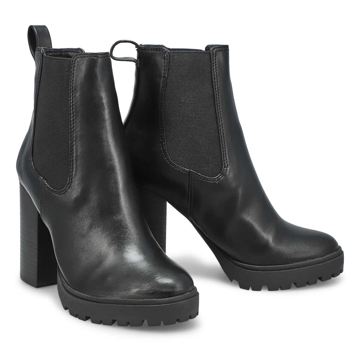 Steve Madden Womens Loopy Chelsea Boot - Blac | SoftMoc.com