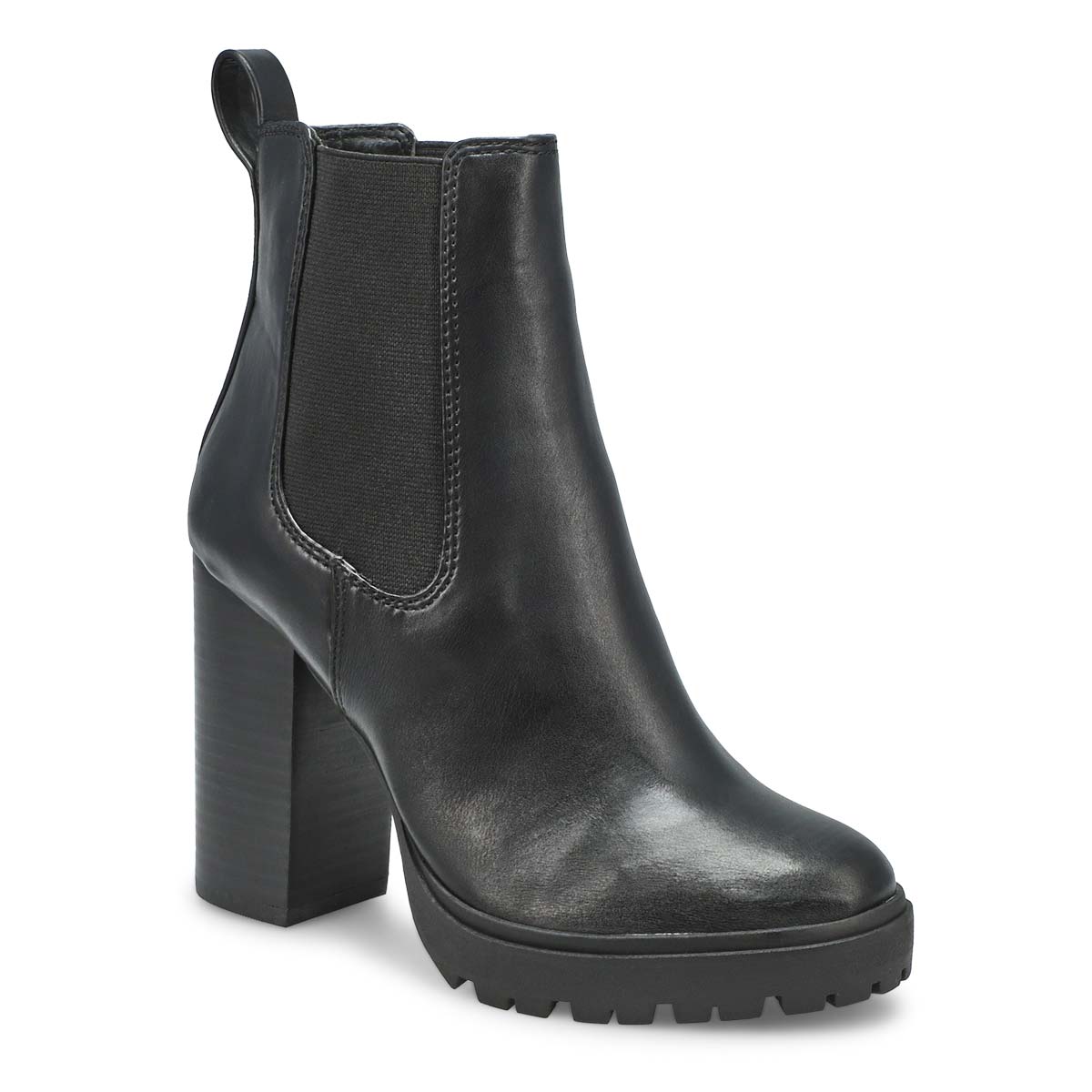 Steve Madden Womens Loopy Chelsea Boot - Blac | SoftMoc.com