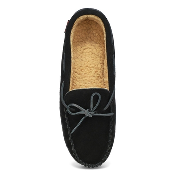 Men's Louie Lined Suede SoftMocs - Black