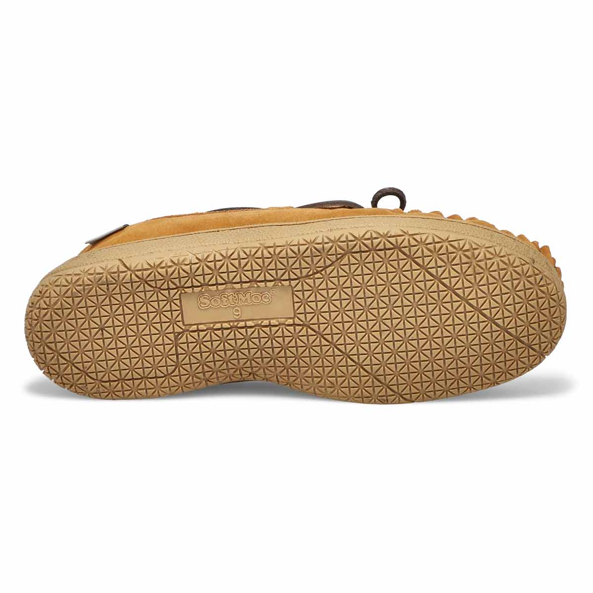 SoftMocs en suède doublés LOUIE, châtaigne, hommes