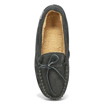 Men's Louie Lined Suede Moccasin - Grey