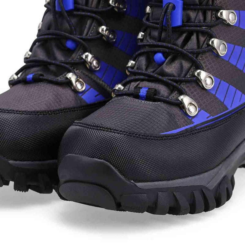 Botte d’hiver imperméable Lucas pour enfants - Noir/bleu