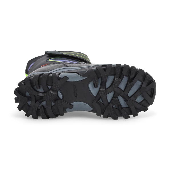 Kids'  Lucas Waterproof Winter Boot - Black/Lime