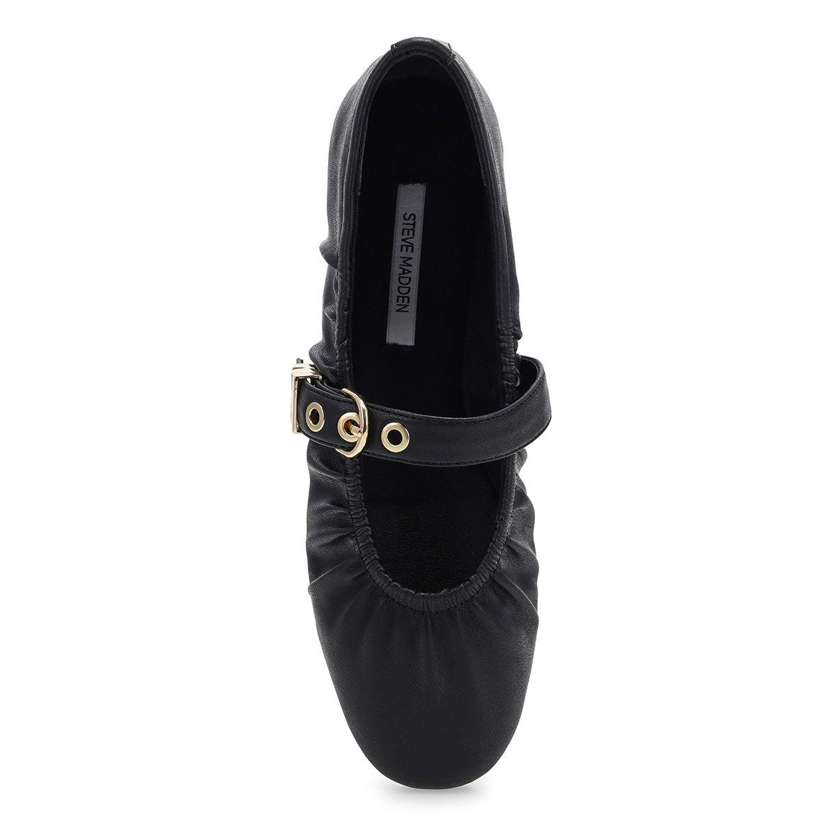 Ballerine Mary Jane Lucerne pour femme en noir.