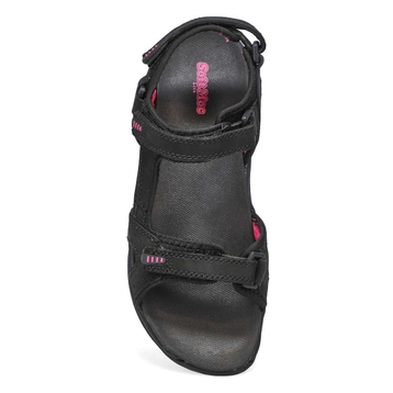 Sandale sport LUCINDA, noir/fuchsia, femmes