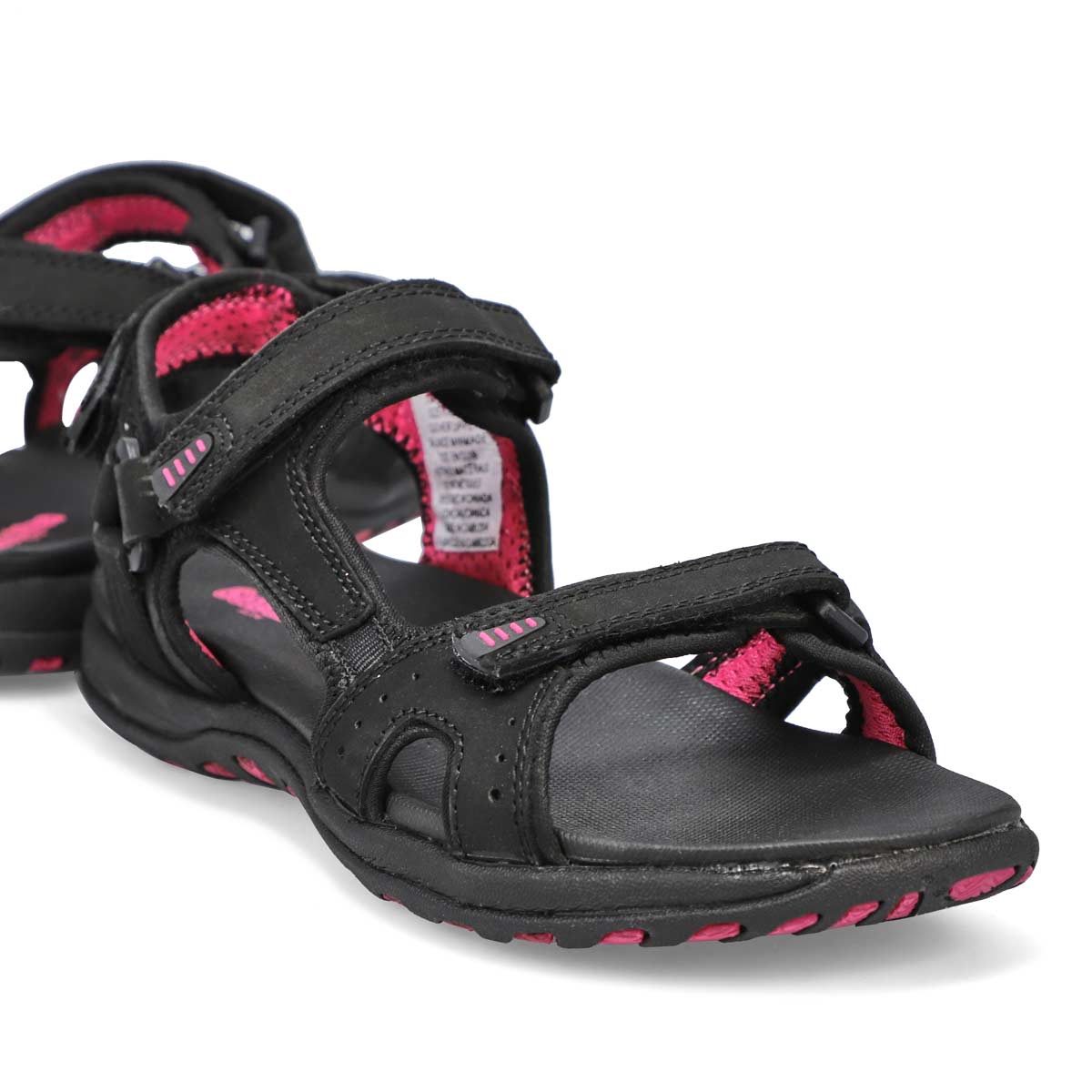 Sandale sport LUCINDA, noir/fuchsia, femmes