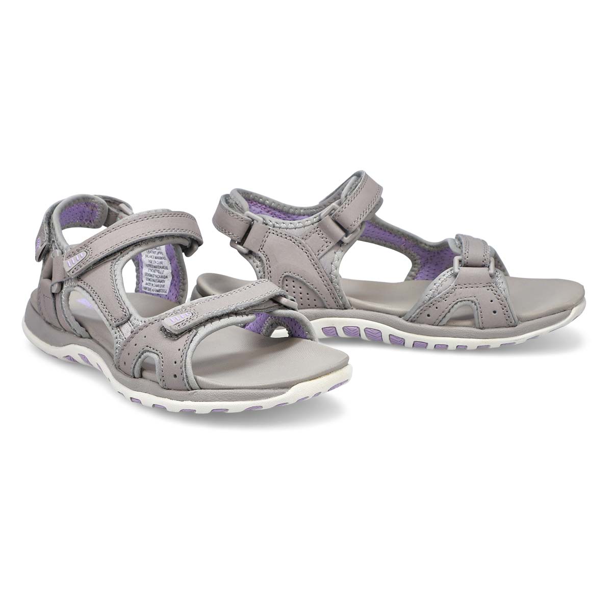 Sandale sport LUCINDA, gris pâle, femmes