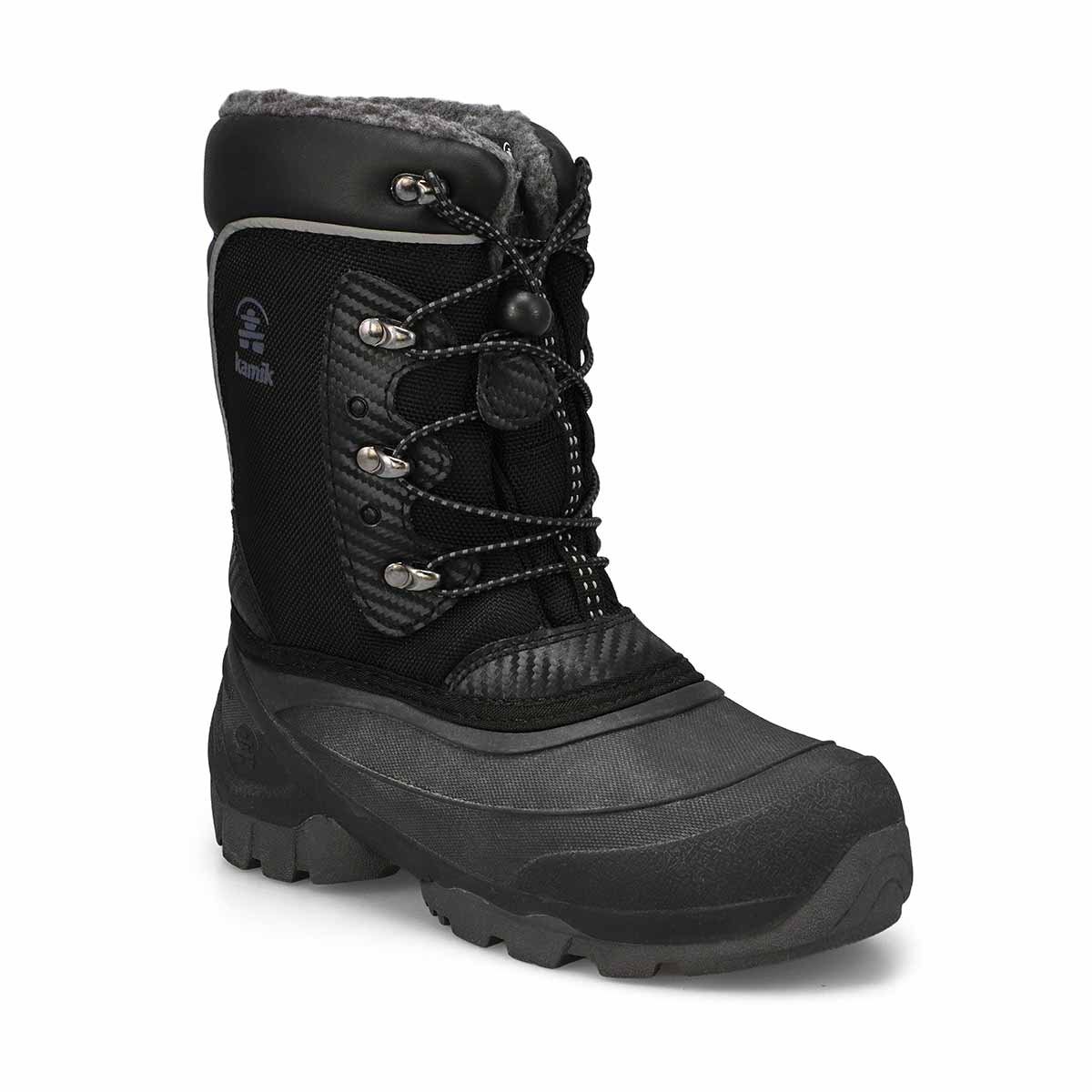 Boys'  Luke 3 Waterproof Winter Boot- Black