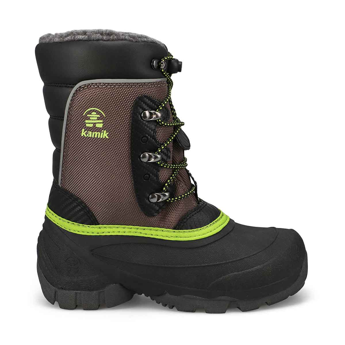Boys'  Luke 3 Waterproof Winter Boot- Charcoal