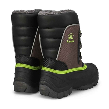 Boys'  Luke 3 Waterproof Winter Boot- Charcoal