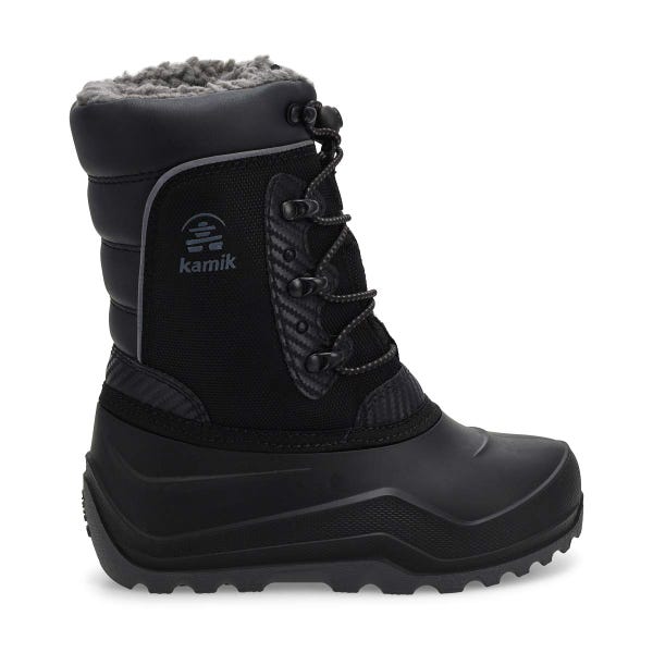 Boys' Luke 4 Waterproof Winter Boot - Black