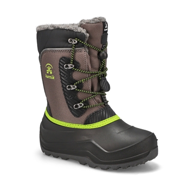 Botte d'hiver imperméable Luke 4, anthracite, garçons