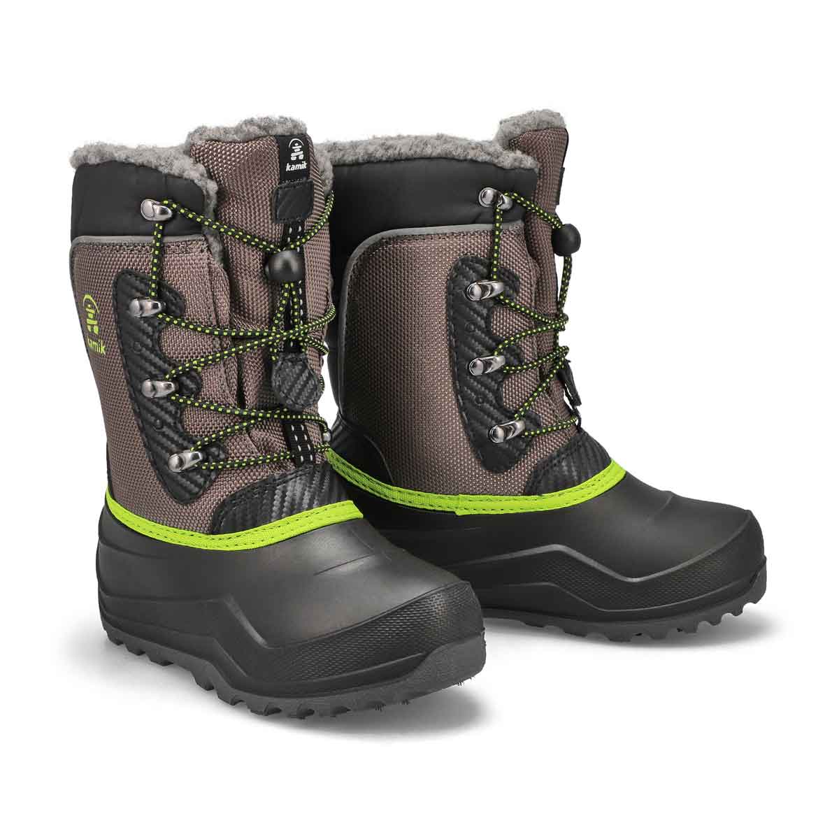 Botte d'hiver imperméable LUKE 4, anthracite, garçons