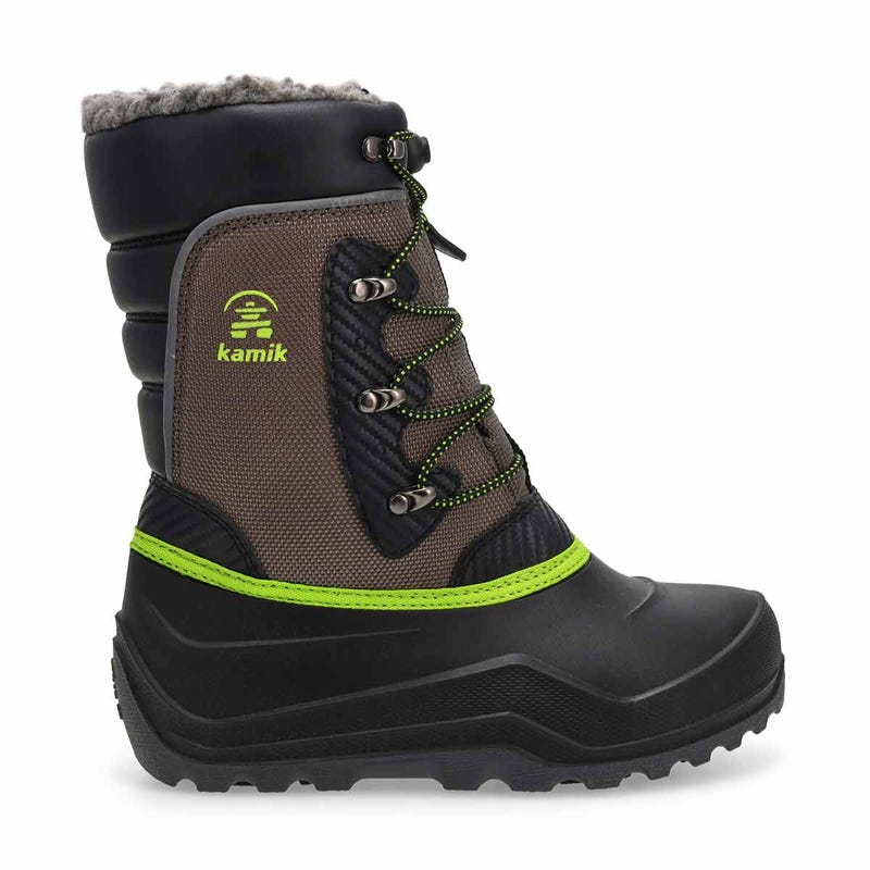 Boys' Luke 4 Waterproof Winter Boot - Charcoal