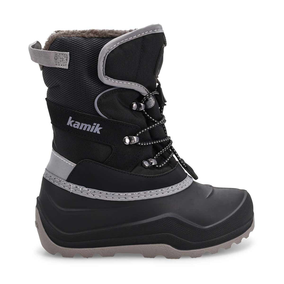 Kids' Luke EZ Waterproof Winter Boot - Black