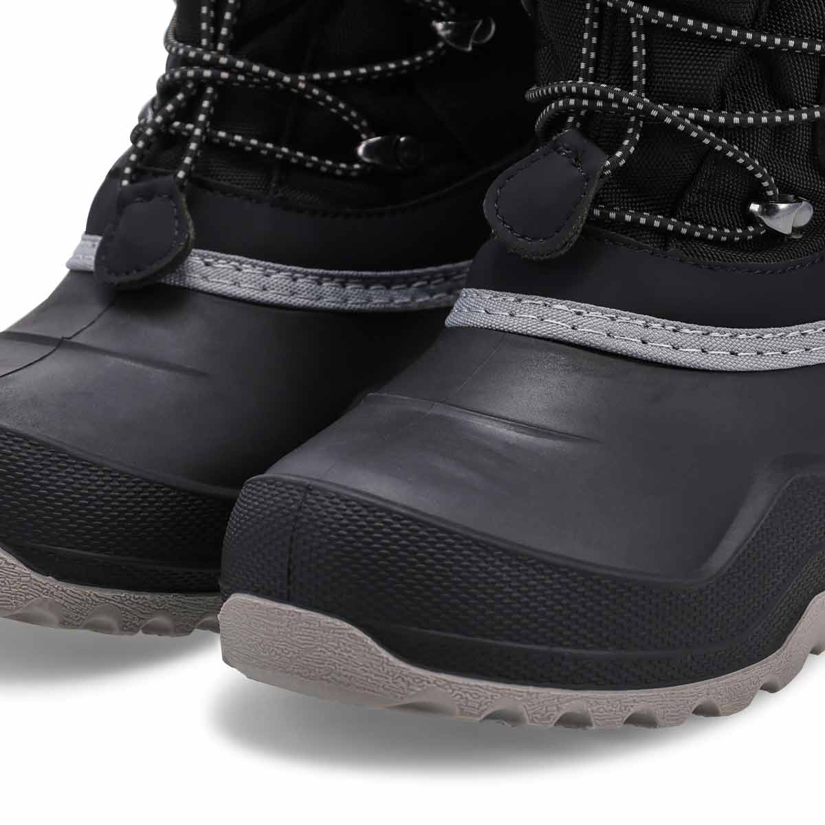Kids' Luke EZ Waterproof Winter Boot - Black