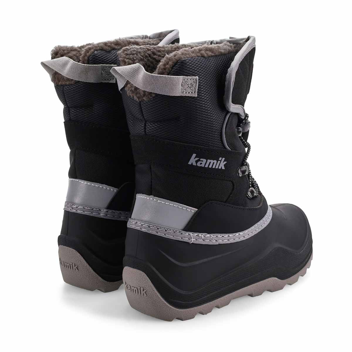 Kids' Luke EZ Waterproof Winter Boot - Black