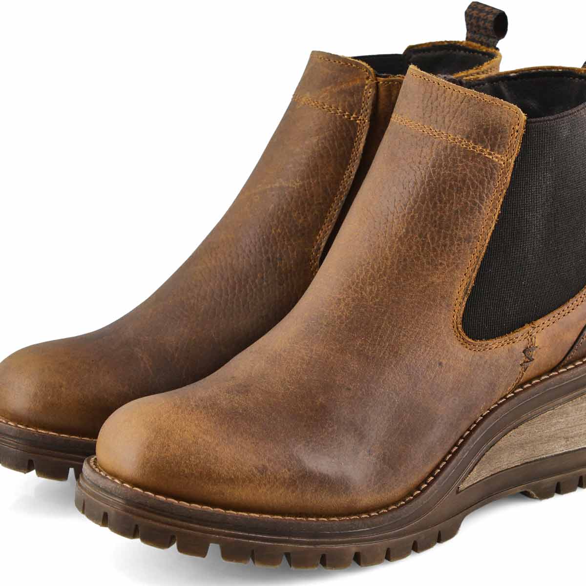 SoftMoc Women's Lyssa Chelsea Wedge Boot - Co | SoftMoc.com