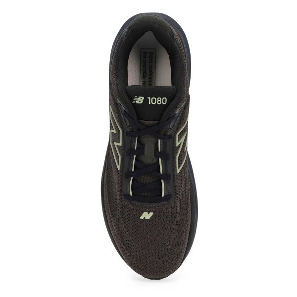 Men's 1080v15 Lace Up Performance Sneaker - Black/Faded Black
