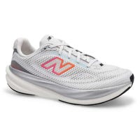 Men's 1080v15 Lace Up Performance Sneaker - White/Pink Heat