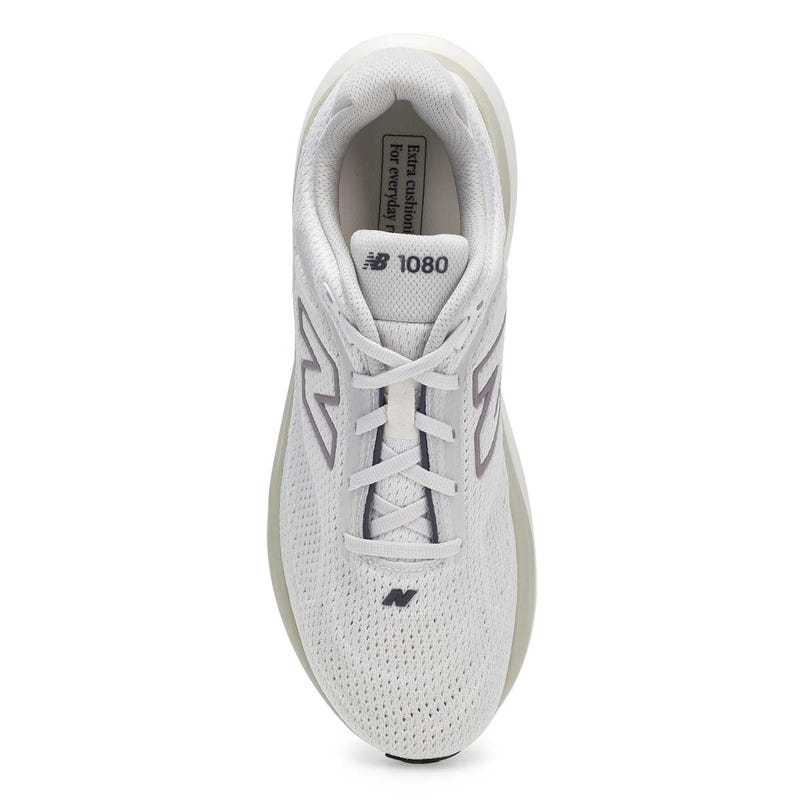 Men's 1080v15 Lace Up Performance Sneaker - White/Truffle Salt