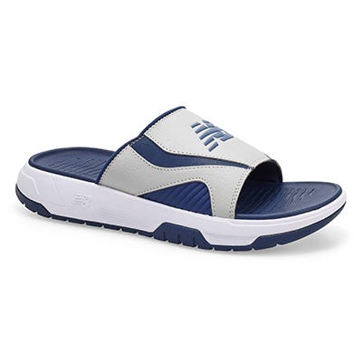 Claquette 200 PREMIUM V3, nuage de pluie/marine, hommes