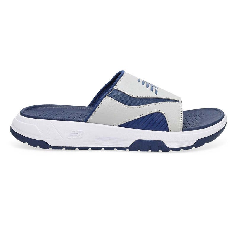 Claquette 200 PREMIUM V3, nuage de pluie/marine, hommes