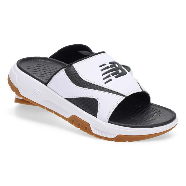 Claquette 200 PREMIUM V3, blanc/noir, hommes