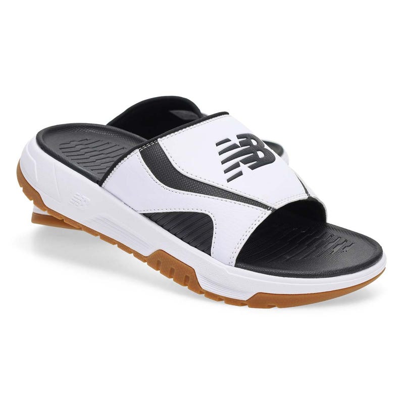 Claquette 200 PREMIUM V3, blanc/noir, hommes