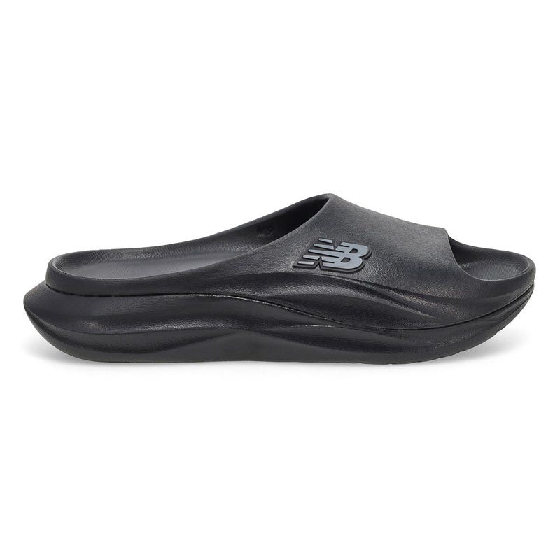 Sandale à enfiler 6650, noir/gris, hommes