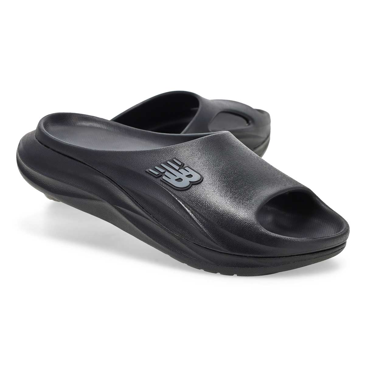 Sandale enfiler 6650, sel/matire grise, hommes