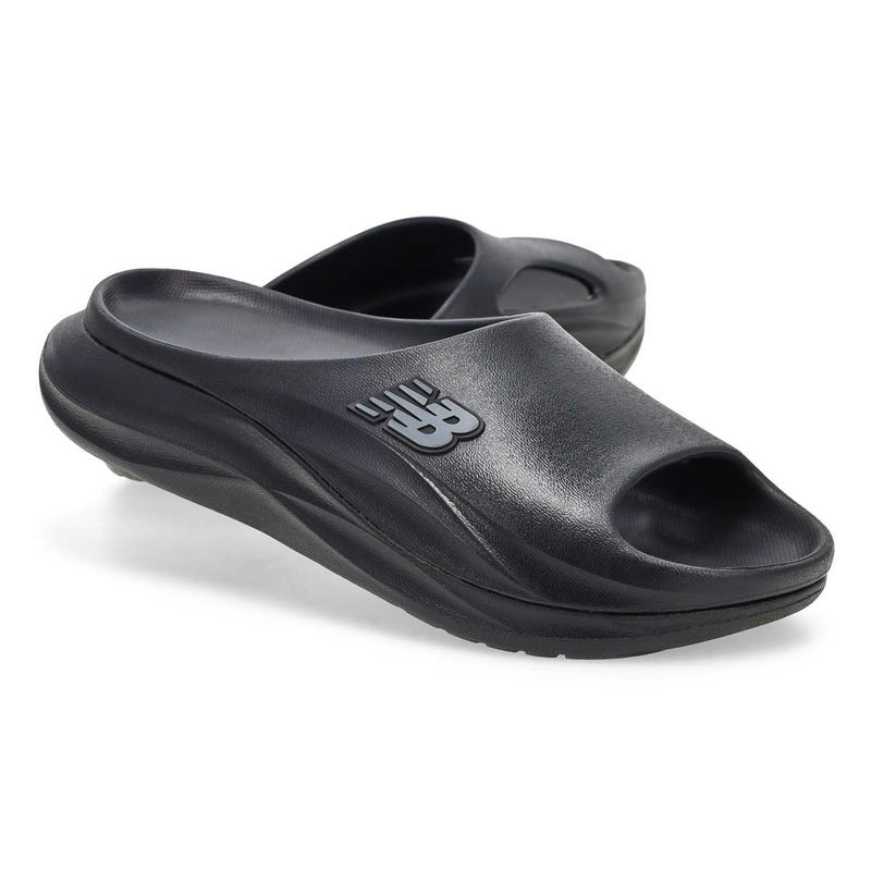 Sandale à enfiler 6650, noir/gris, hommes