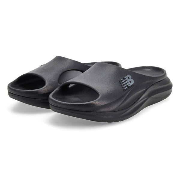 Sandale à enfiler 6650, noir/gris, hommes