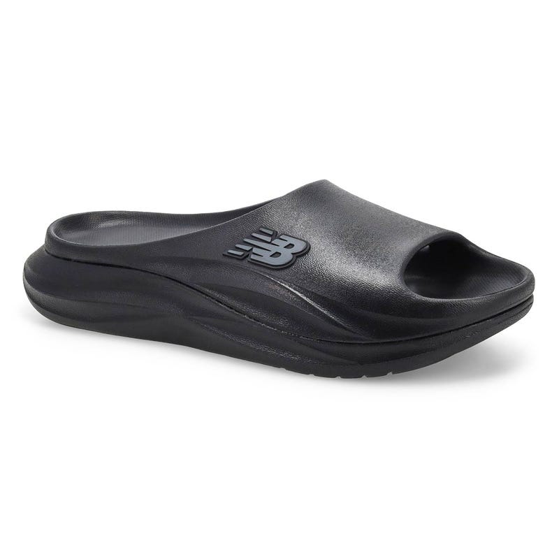 Sandale à enfiler 6650, noir/gris, hommes