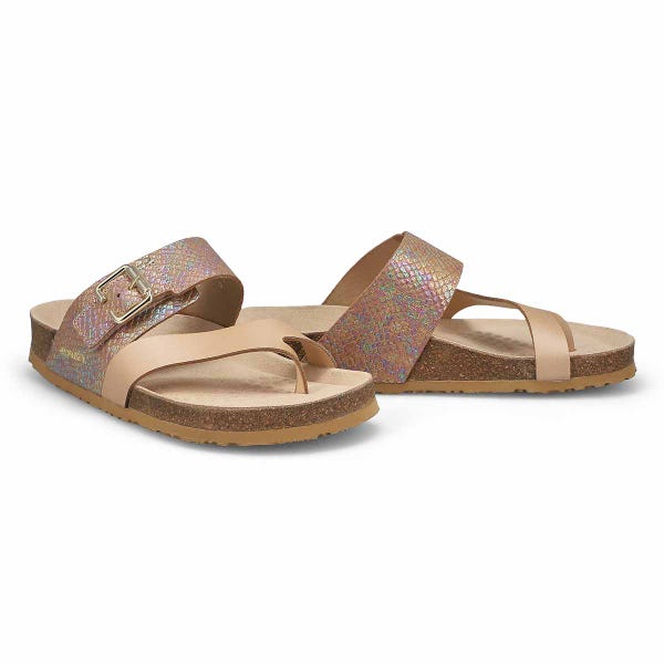 Women's Madalyn Cork Footbed Sandal - Platinum