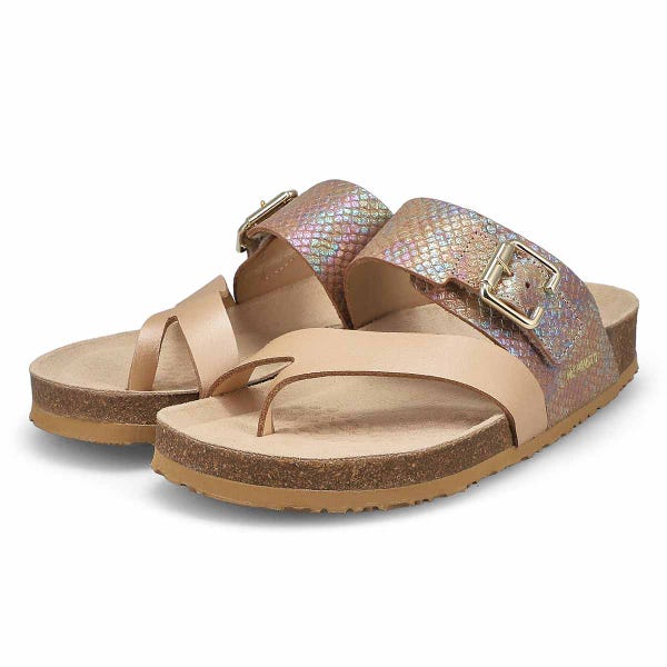Women's Madalyn Cork Footbed Sandal - Platinum