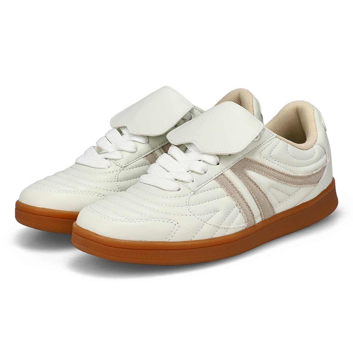 Women's Madrid Lace Up Fashion Sneaker - White/Multi